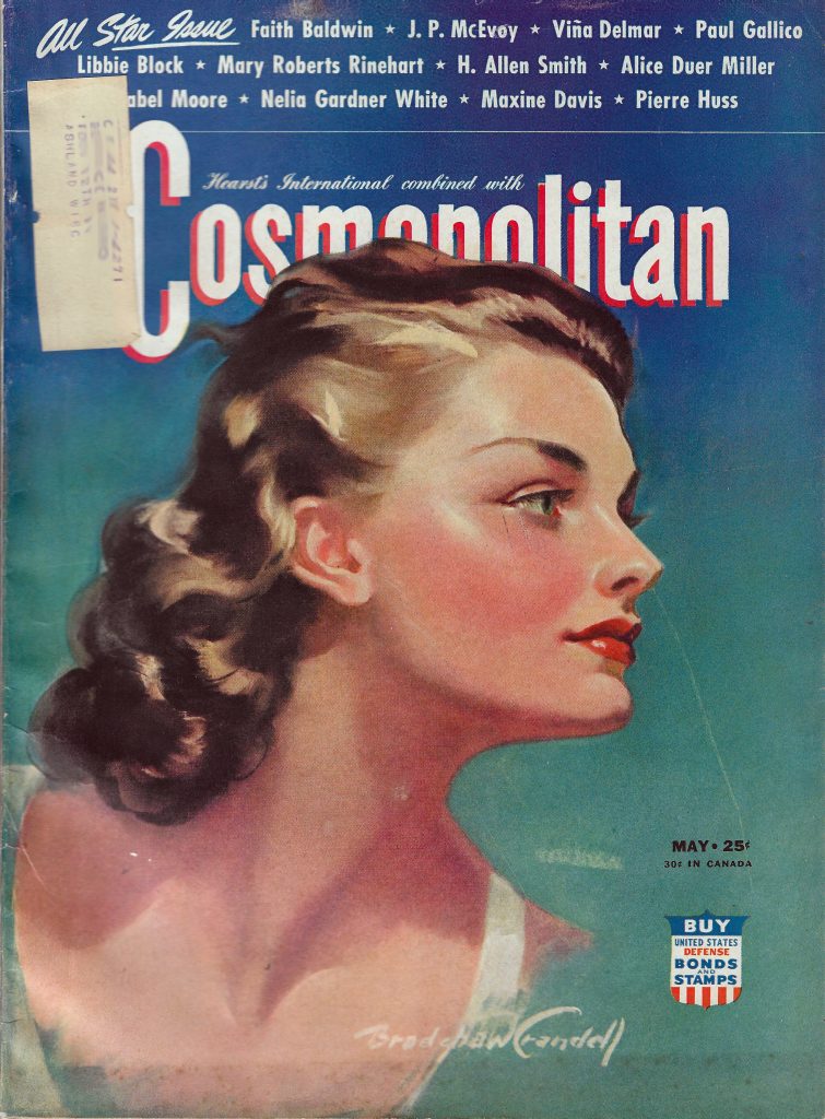 Cover of 1942 Cosmopolitan Magazine