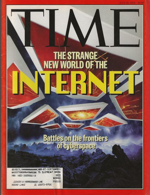 Time Cover - The Srange New World of the Internet